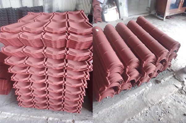 genteng metal, genteng metal pasir